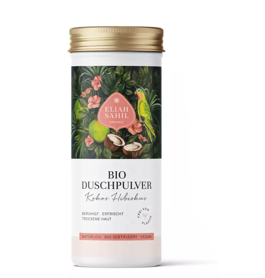 Bio Duschpulver Kokos Hibiskus