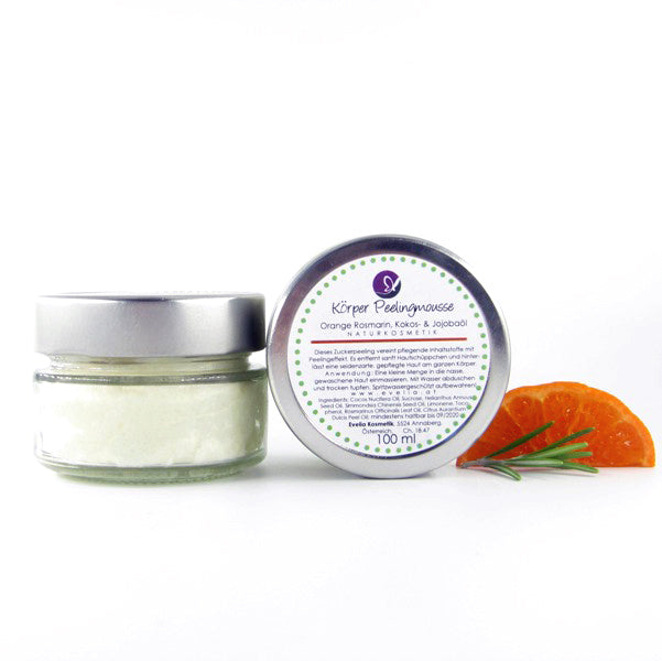 Körper Peelingmousse Orange Rosmarin