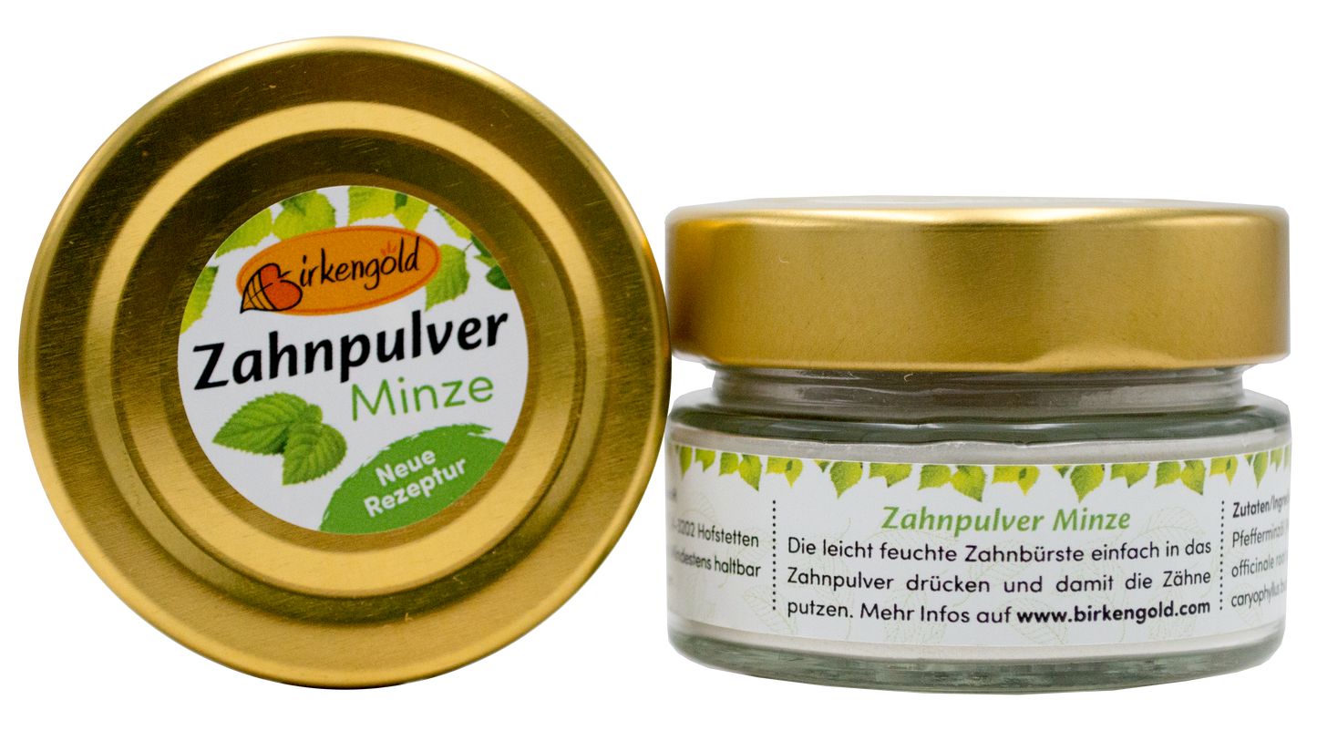 Zahnpulver Minze